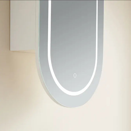 Olivia LED Mirror Cabinet 450X900X155mm Poseidonbk