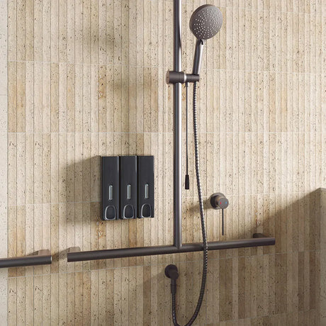 Kaya Care Wall Mixer, Gun Metal fienza