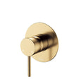 Kaya Wall Mixer, Small Round Plate, Urban Brass fienza