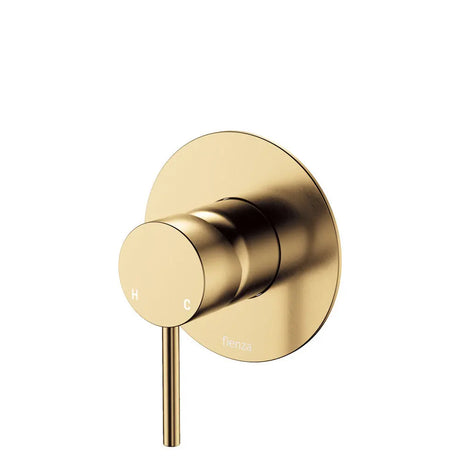Kaya Wall Mixer, Large Round Plate, Urban Brass fienza