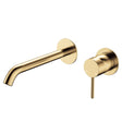 Kaya Basin/Bath Wall Mixer Set, Round Plates, 200mm Outlet, Urban Brass fienza