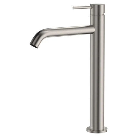Kaya Tall Basin Mixer, Brushed Nickel fienza