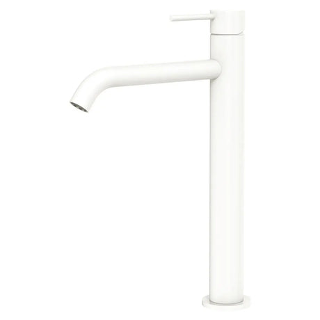 Kaya Tall Basin Mixer, Matte White fienza