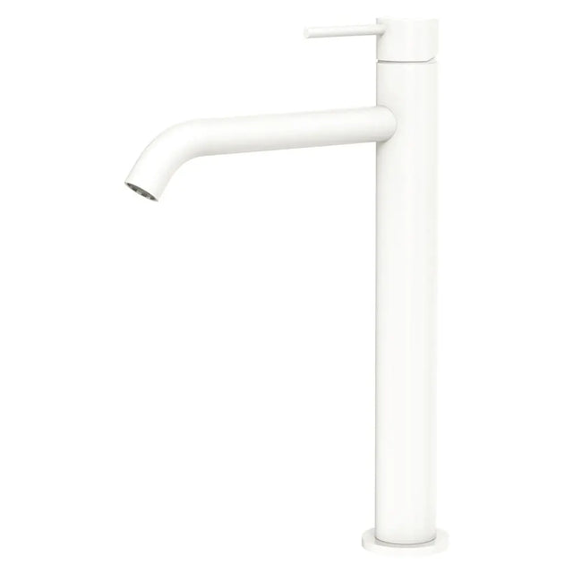 Kaya Tall Basin Mixer, Matte White fienza