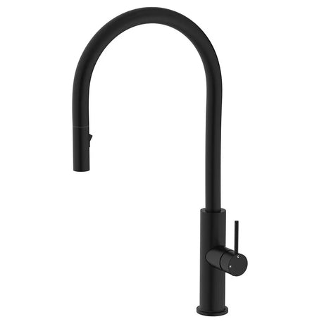 Kaya Pull-Out Sink Mixer, Matte Black fienza