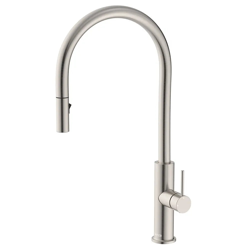 Kaya Pull-Out Sink Mixer, Brushed Nickel fienza