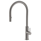 Kaya Pull-Out Sink Mixer, Gun Metal fienza