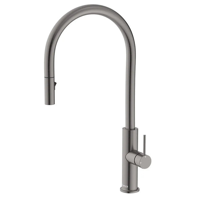 Kaya Pull-Out Sink Mixer, Gun Metal fienza