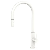 Kaya Pull-Out Sink Mixer, Matte White fienza