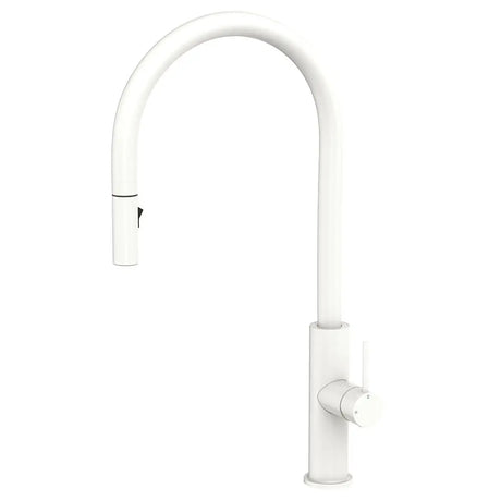 Kaya Pull-Out Sink Mixer, Matte White fienza