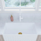 Kaya Pull-Out Sink Mixer, Matte White fienza