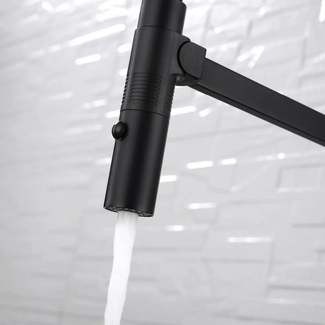 Kaya Pull Down Sink Mixer, Matte Black fienza