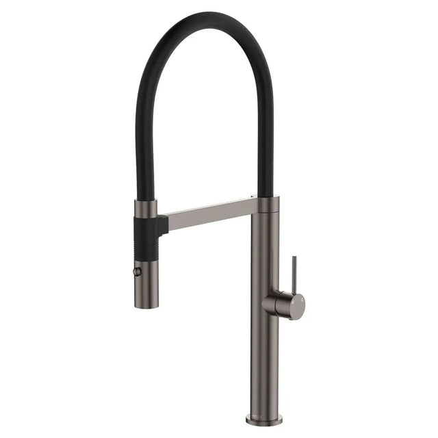 Kaya Pull Down Sink Mixer, Gun Metal fienza