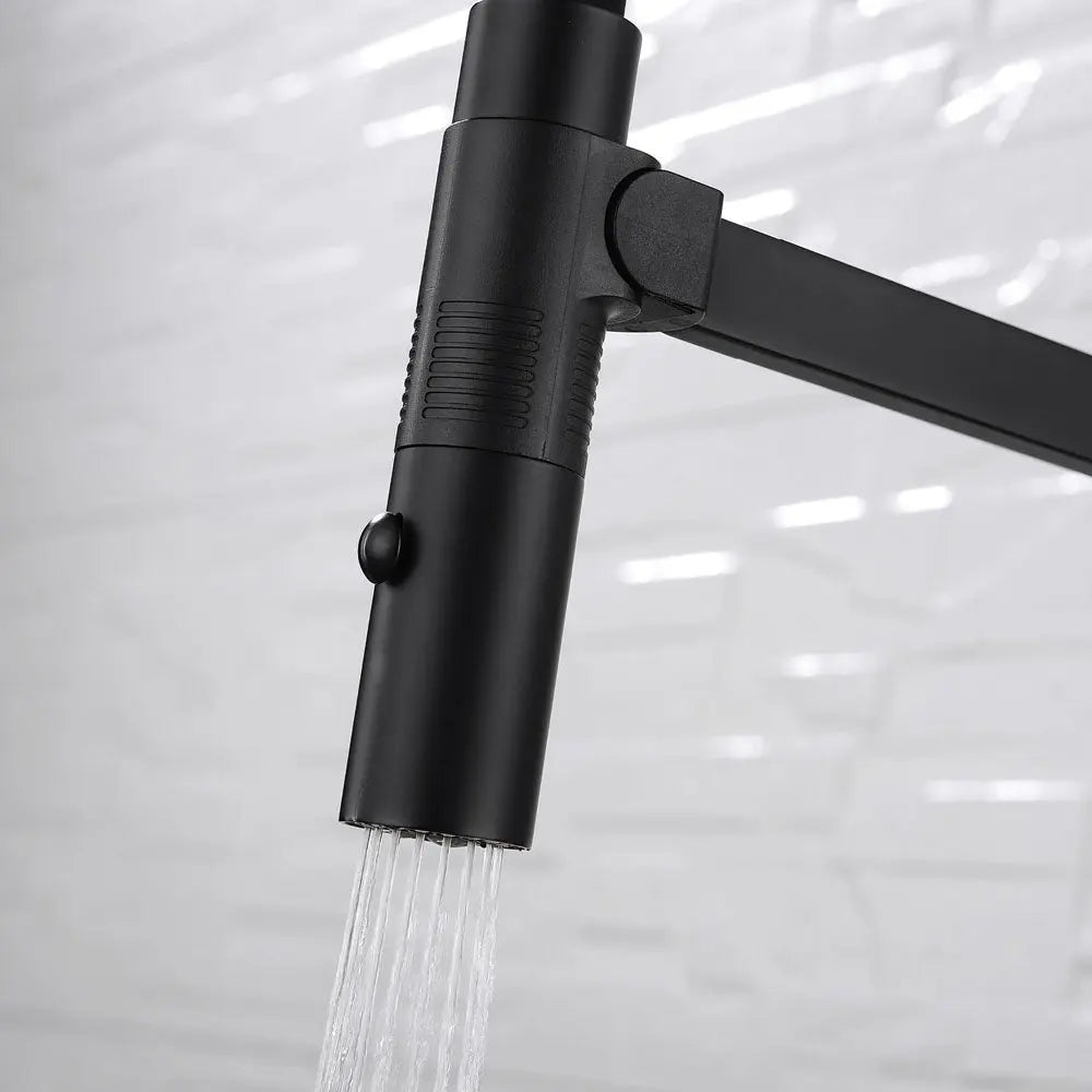 Kaya Pull Down Sink Mixer, Gun Metal fienza