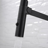 Kaya Pull Down Sink Mixer, Gun Metal fienza