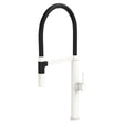 Kaya Pull Down Sink Mixer, Matte White Mixed fienza
