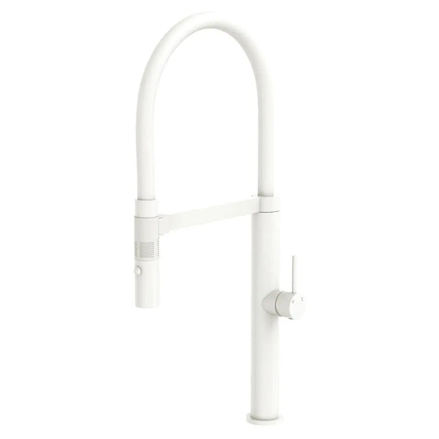 Kaya Pull Down Sink Mixer, Matte White fienza