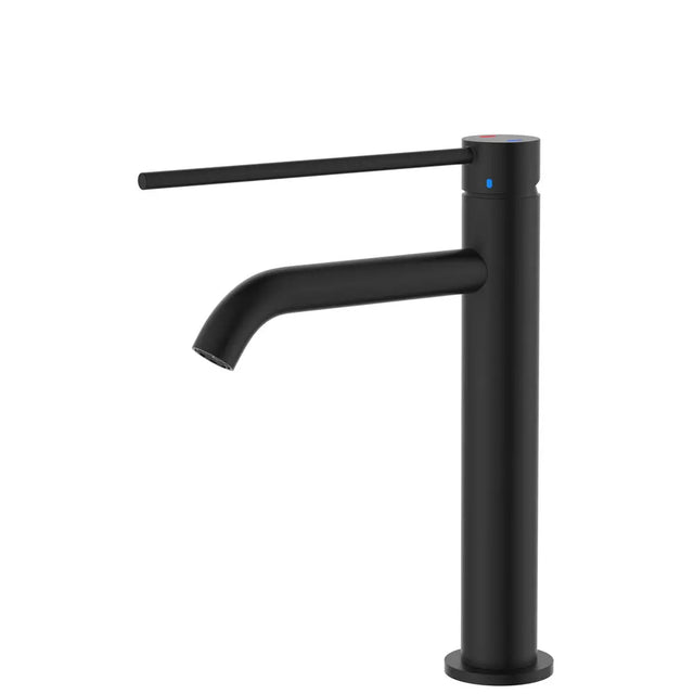 Kaya Care Medium Basin Mixer, Matte Black fienza