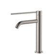 Kaya Care Medium Basin Mixer, Brushed Nickel fienza