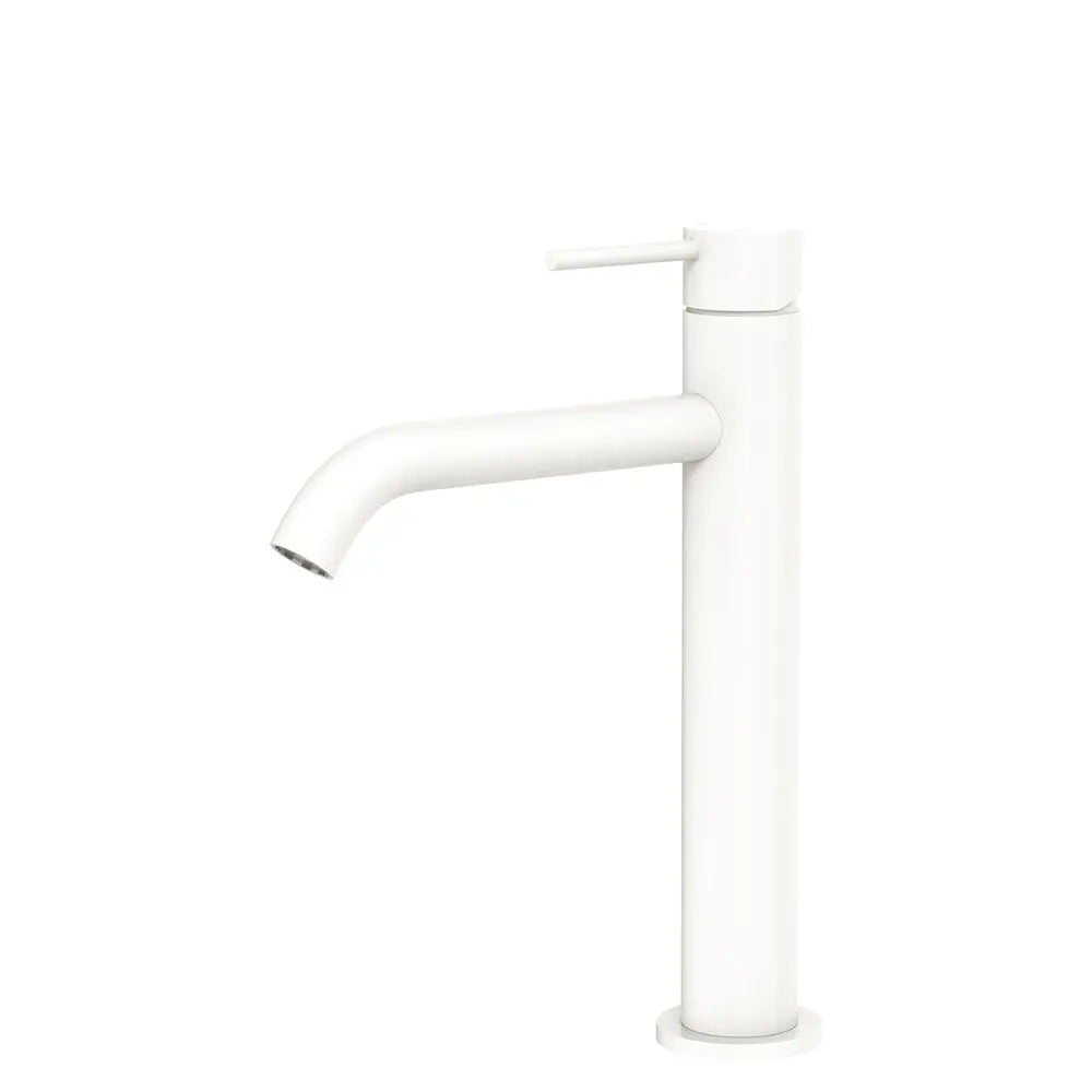 Kaya Medium Basin Mixer, Matte White fienza