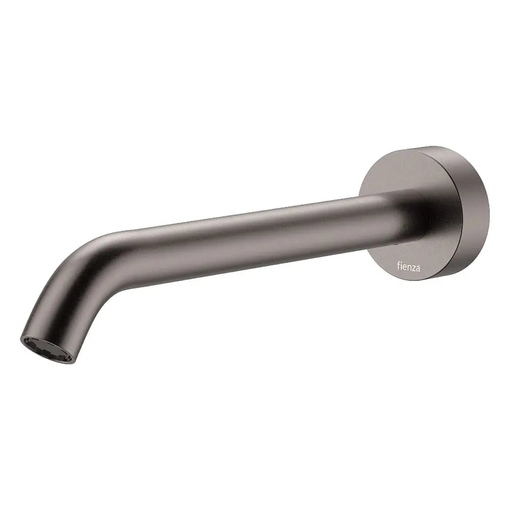 Kaya Wall Basin/Bath Outlet, 220mm, Gun Metal fienza