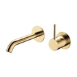 Kaya Up Basin/Bath Wall Mixer Set, Round Plates, 160mm Outlet, Urban Brass fienza