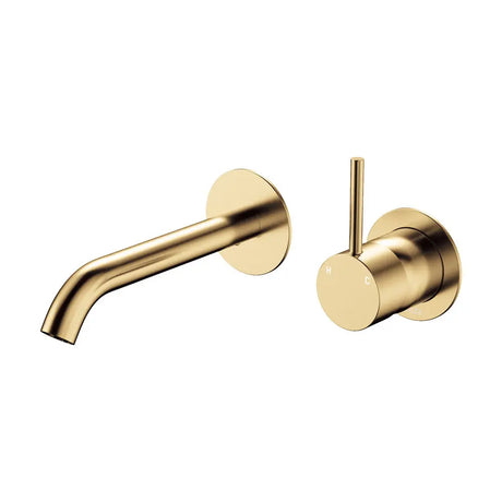 Kaya Up Basin/Bath Wall Mixer Set, Round Plates, 160mm Outlet, Urban Brass fienza