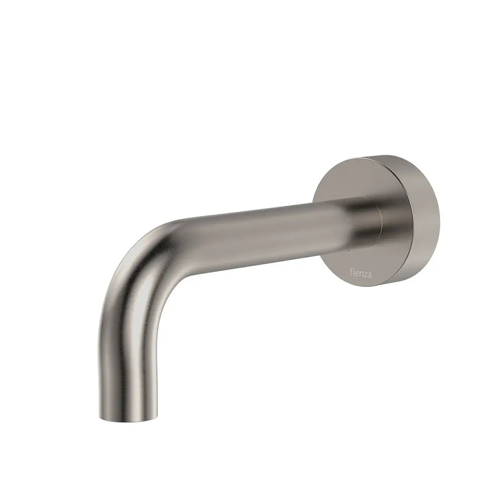 Kaya Basin/Bath Outlet, 130mm, Brushed Nickel fienza
