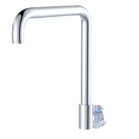 Kaya Squareline Wall Swivel Outlet Set, Chrome fienza