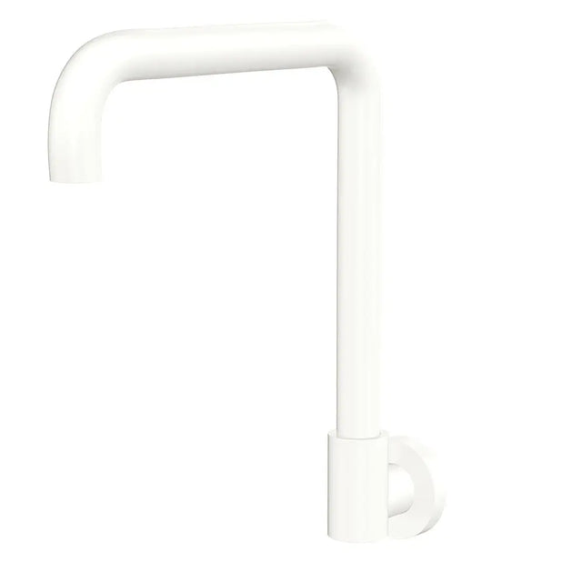 Kaya Squareline Wall Swivel Outlet Set, Matte White fienza