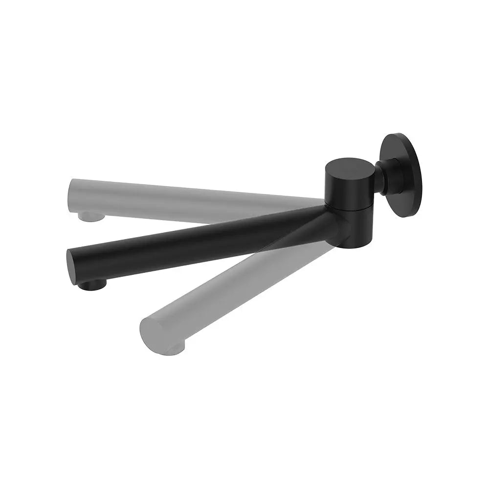 Kaya Swivel Basin/Bath Outlet, Matte Black fienza