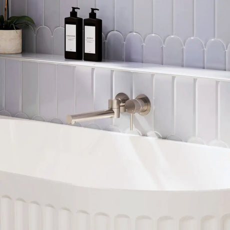 Kaya Swivel Basin/Bath Outlet, Brushed Nickel fienza