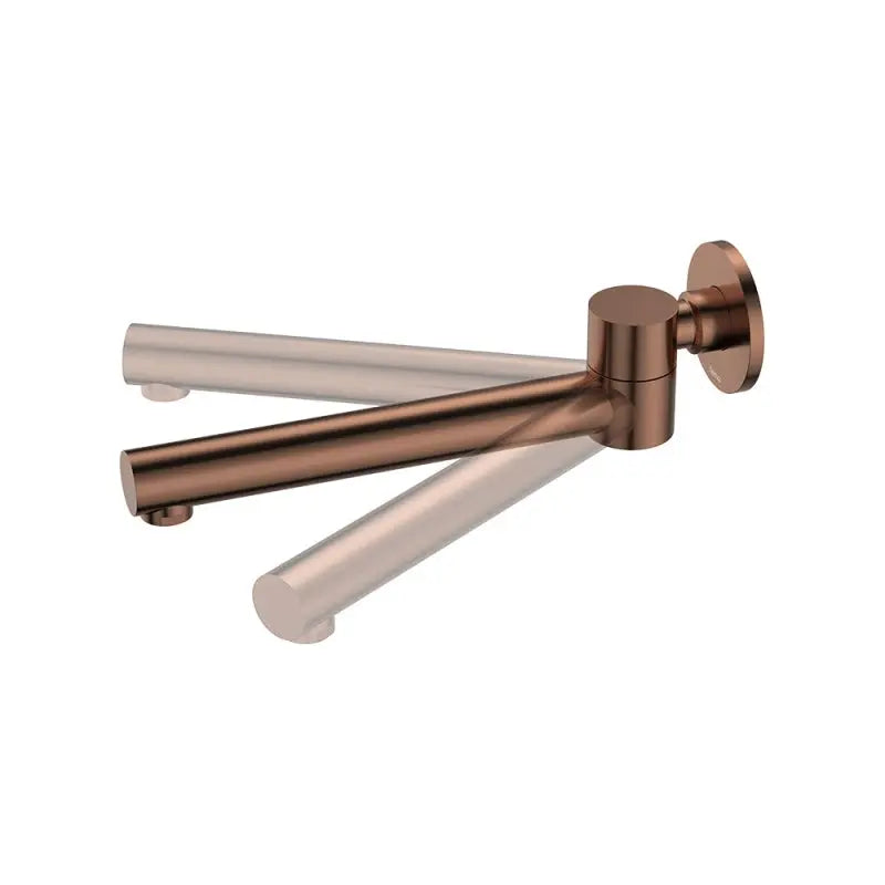 Kaya Swivel Basin/Bath Outlet, Brushed Copper fienza