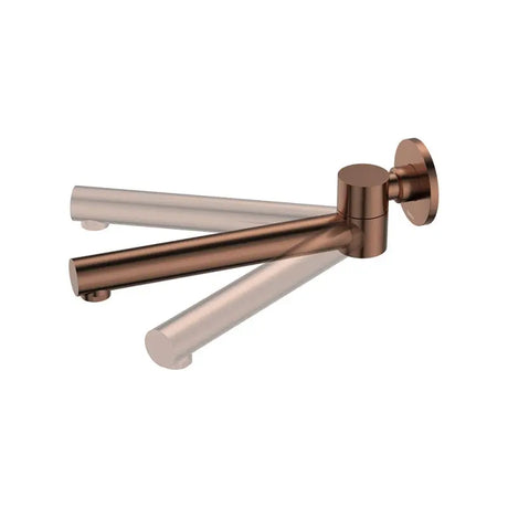 Kaya Swivel Basin/Bath Outlet, Brushed Copper fienza
