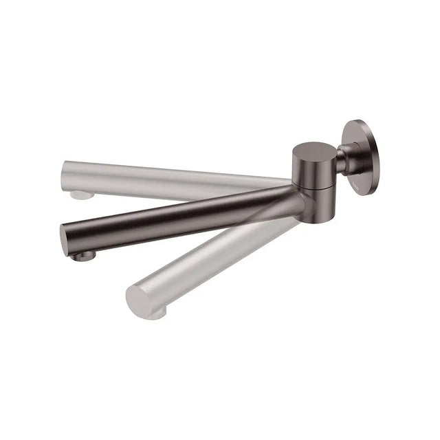 Kaya Swivel Basin/Bath Outlet, Gun Metal fienza