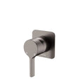 Sansa Wall Mixer, Square Plate, Gun Metal fienza