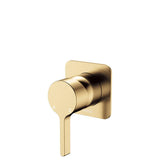 Sansa Wall Mixer, Square Plate, Urban Brass fienza