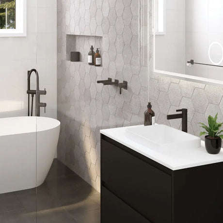 Sansa Basin Mixer, Matte Black fienza