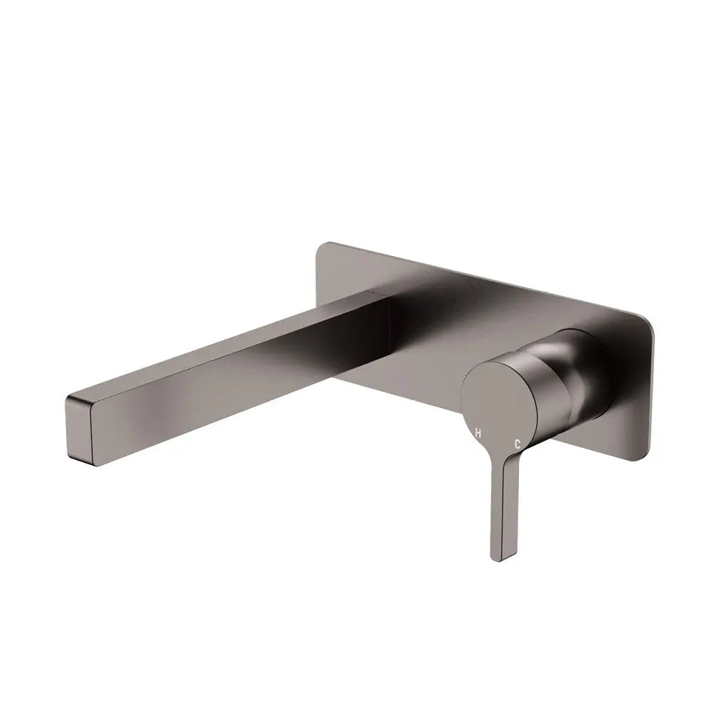 Sansa Wall Basin Mixer Set, Gun Metal fienza