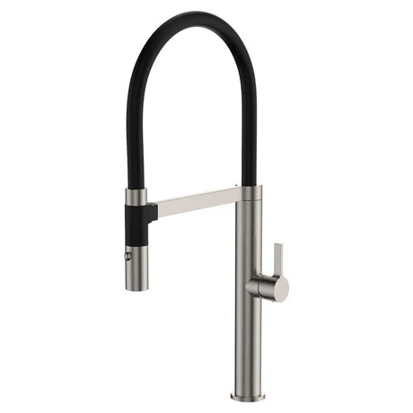 Sansa Pull Down Sink Mixer, Brushed Nickel fienza
