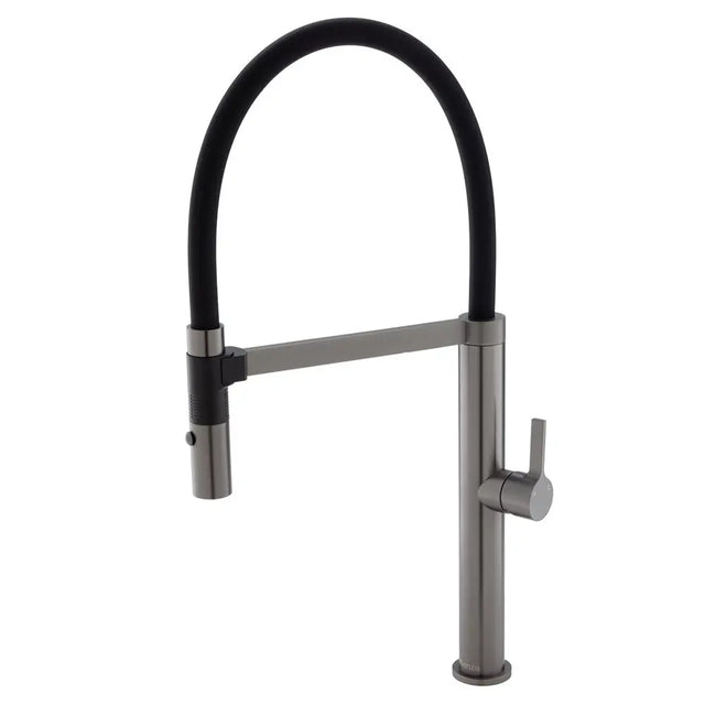Sansa Pull Down Sink Mixer, Gun Metal fienza