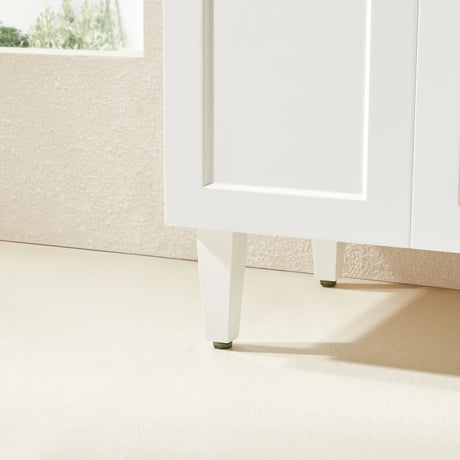 Harrington Floor PVC Cabinet Vanity 600mm (Matte White) Poseidon
