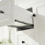 Harrington Floor PVC Cabinet Vanity 750mm (Matte White) Poseidon