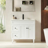 Harrington Freestanding PVC Vanity 900mm (Matte White) Poseidon