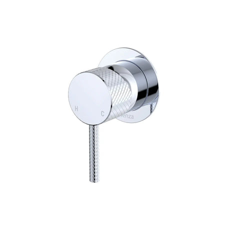 Axle Wall Mixer, Small Round Plate, Chrome fienza