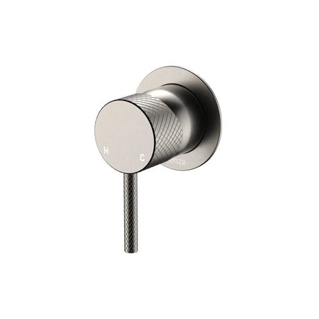 Axle Wall Mixer, Small Round Plate, Brushed Nickel fienza