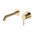 Axle Wall Basin/Bath Mixer Set, Round Plates, 160mm Outlet, Urban Brass fienza