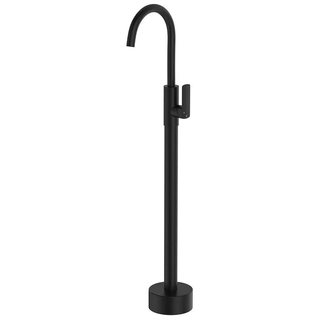 Tono Floor Mounted Basin/Bath Mixer, Matte Black fienza
