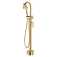 Tono Floor Mounted Bath Mixer With Hand Shower, Urban Brass fienza