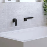 Tono Swivel Bath Outlet, Matte Black fienza